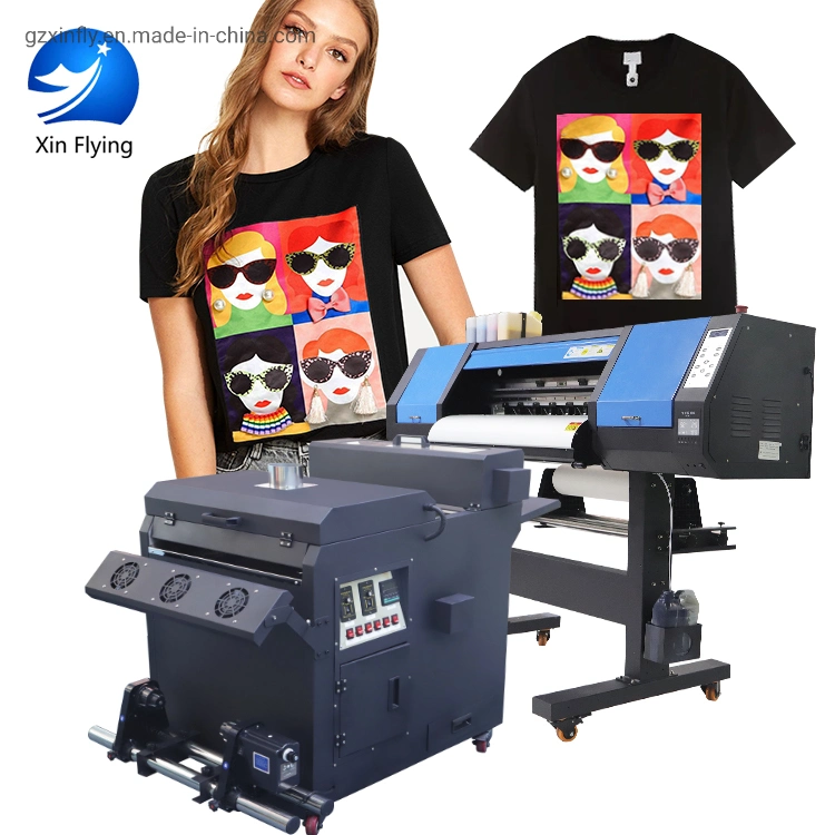 T-shirt digital Transfer de 60 cm, 24 polegadas, têxtil Máquina, impressão de DTF a quente Máquina