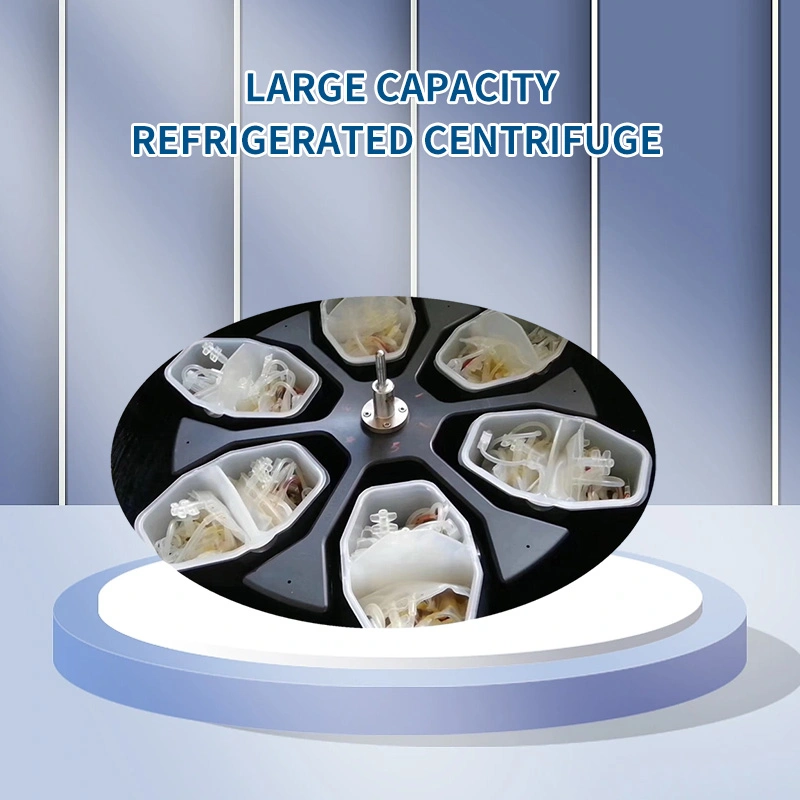 Modèle de plancher de grande capacité centrifugeuse réfrigérée avec inverseur de moteur à haute vitesse