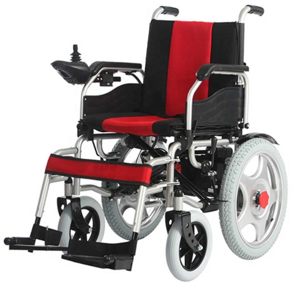 Manufacture Easy Folding Economic Electric Wheelchair