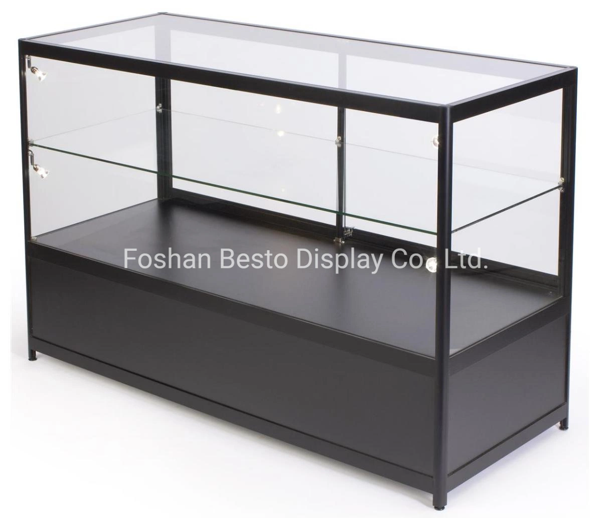 4FT Glass Retail Counter Made of Temper Glass and Aluminum, Easy Assemble Way, for Vape Store, Smoke Store, Vape Wholesale/Supplier, Electric Tobacconist USA