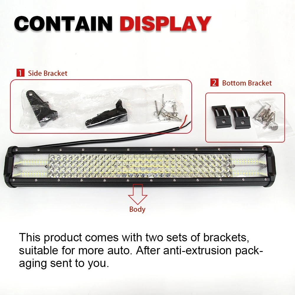 Wholesale/Supplier Auto Parts Waterproof 4 Inch 7" 12D 44" 36" 4 Row Truck 4X4 12V LED Light Bar Car