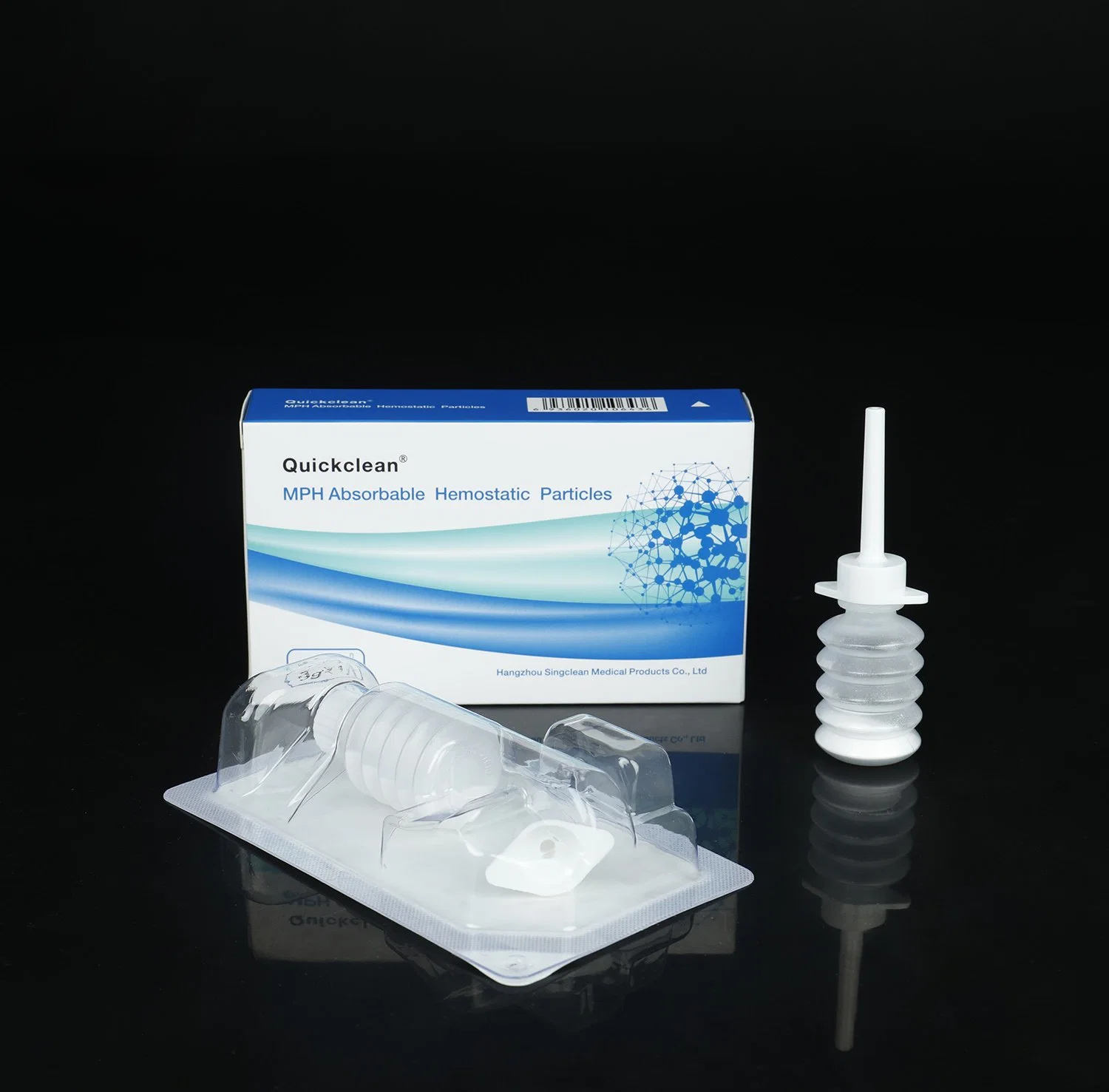 Pulverize, fácil utilização aprovados ISO Surgiclean caixa de papelão, embalagem em cartão Caixa de oferta de produtos biológicos hemostático para