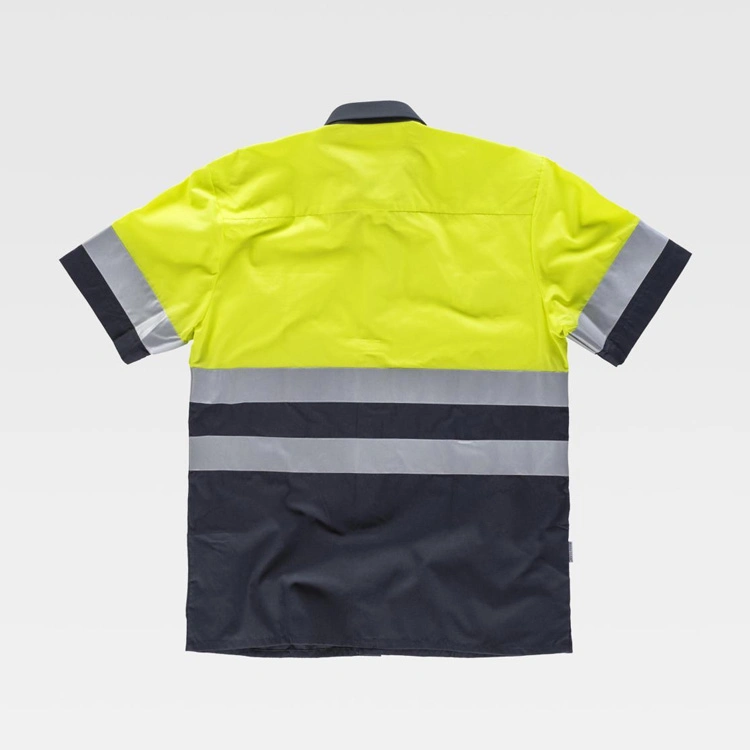 Hi-Vis Combined Short Sleeve Workwear T Shirt with Reflective Tapes