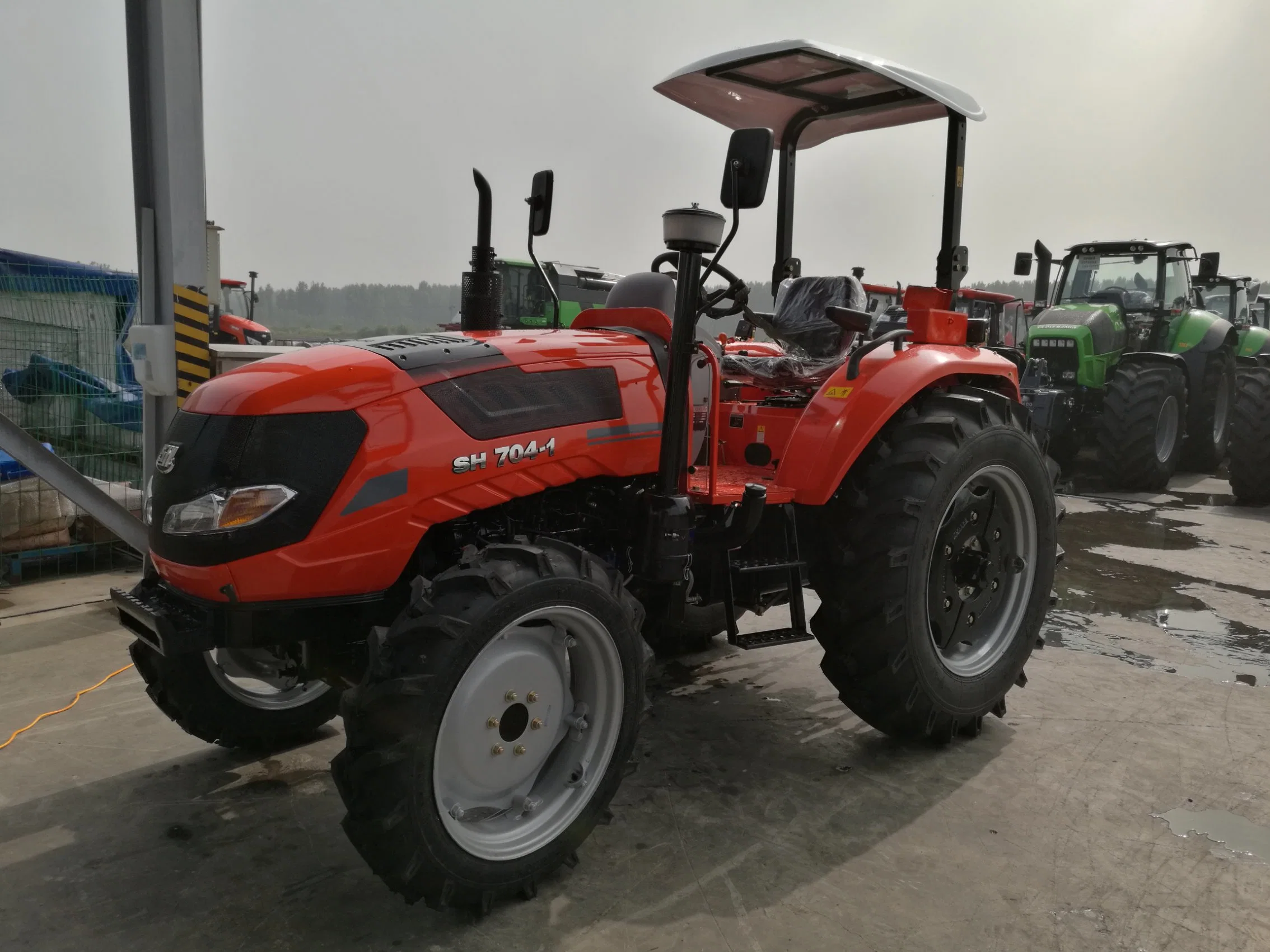 70hp 4WD Deutz-Fahr Schauspieler Farmlead Sinopard Landtechnik Landwirtschaftliche Maschine Anbaugeräte Traktoren