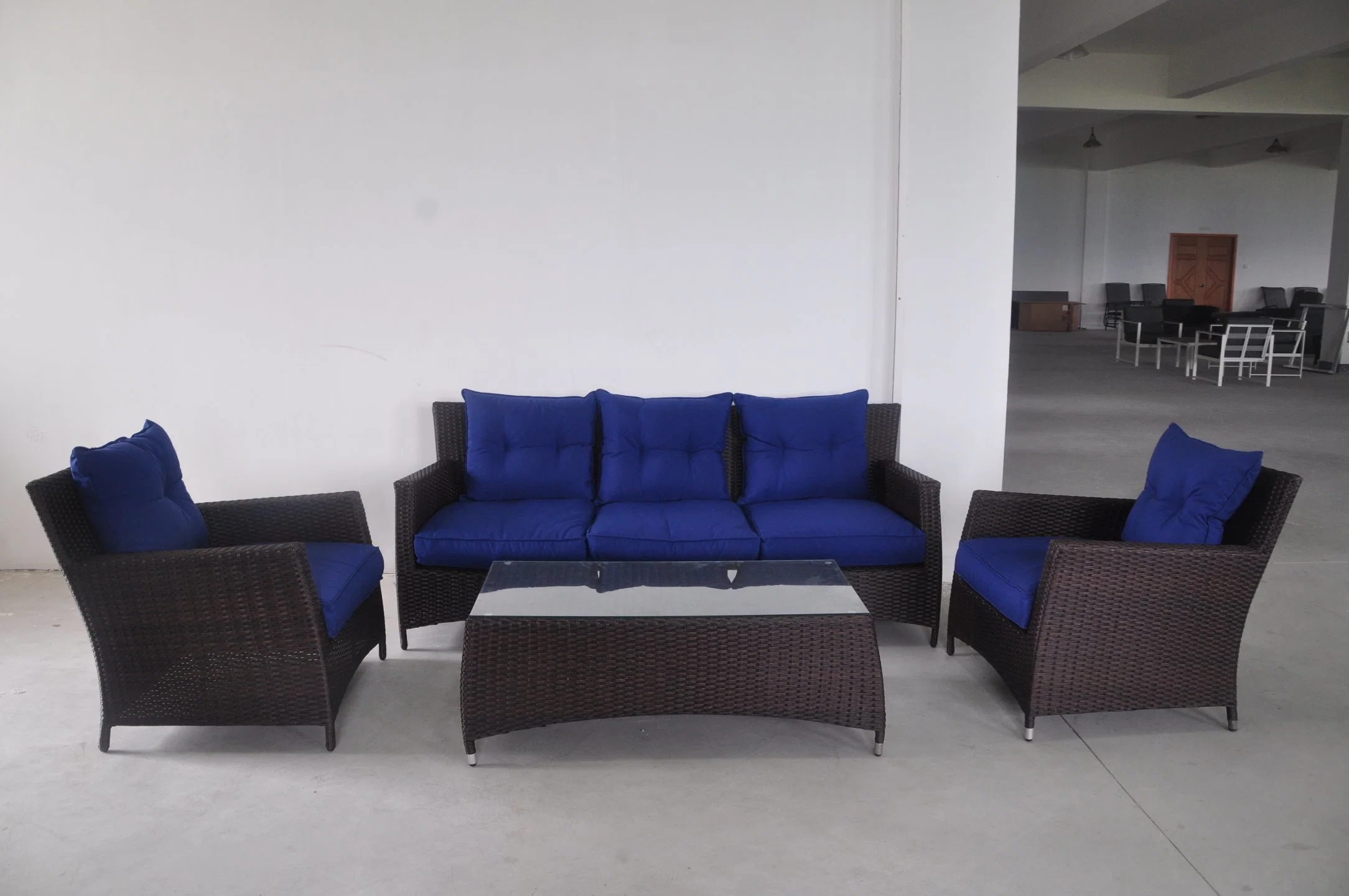 Morden Sofa Furniture Sets Living Room Home Garden Rattan Wicker Furniture