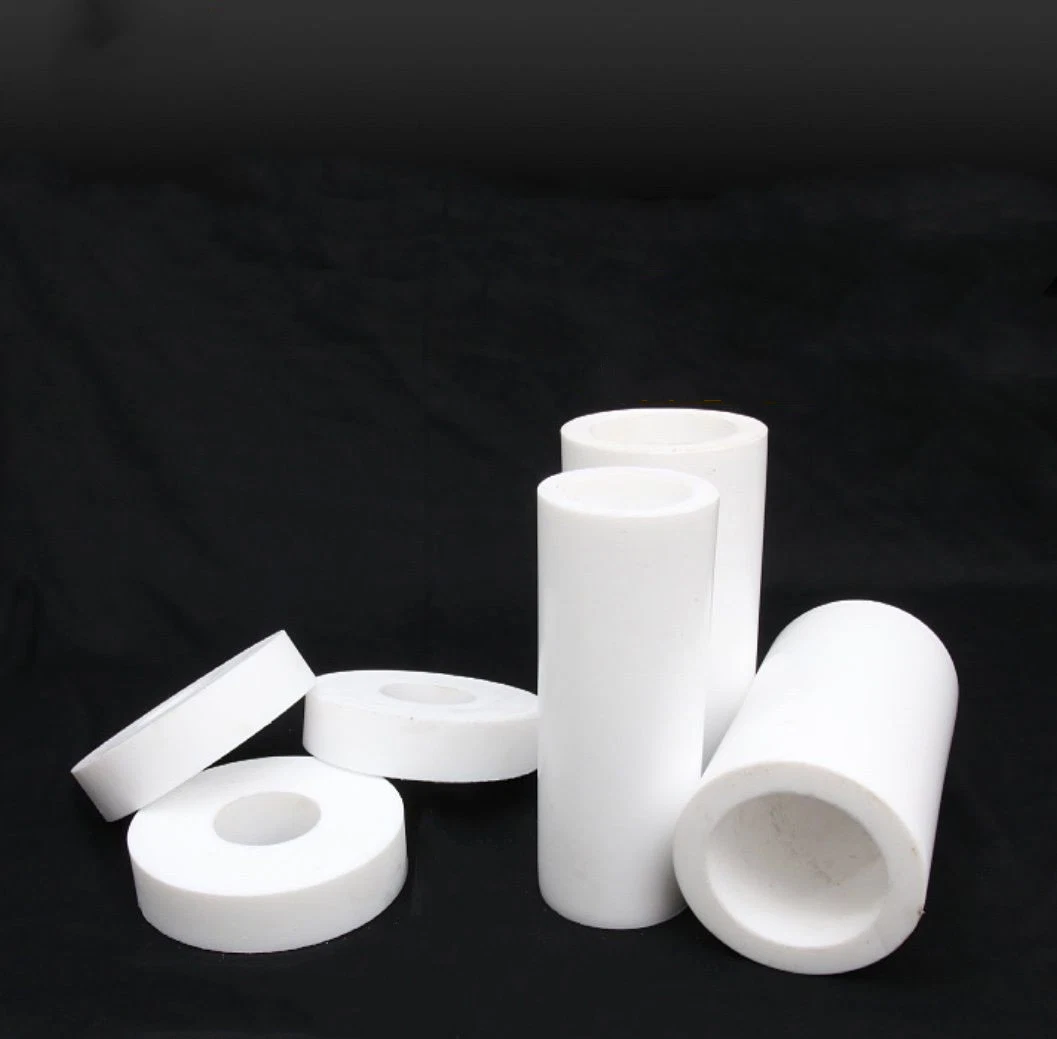 China PTFE Tube White Large Diameter PTFE Moulded Tube