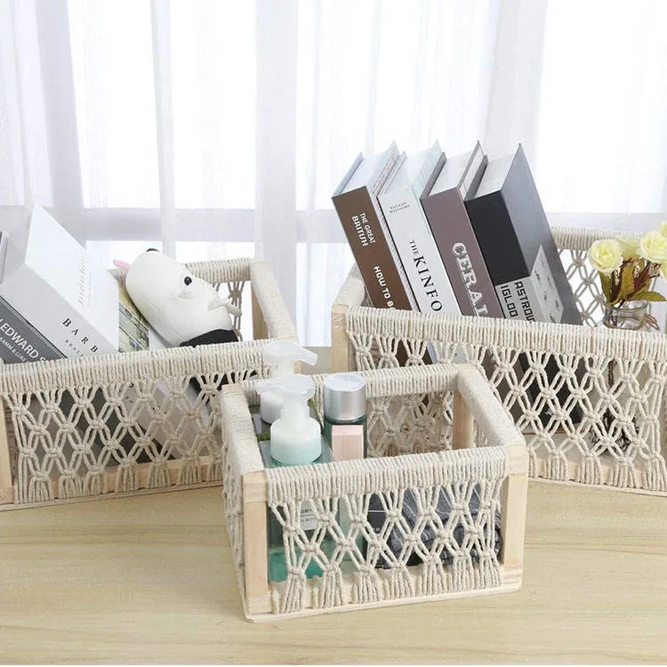 Toilet Paper Bathroom Baskets Shelves Closet Organizing Bins Boxes Wood Crate Box Basket