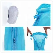 Reusable Anti-Slip and Waterproof PVC Shoes Covers with Zipper