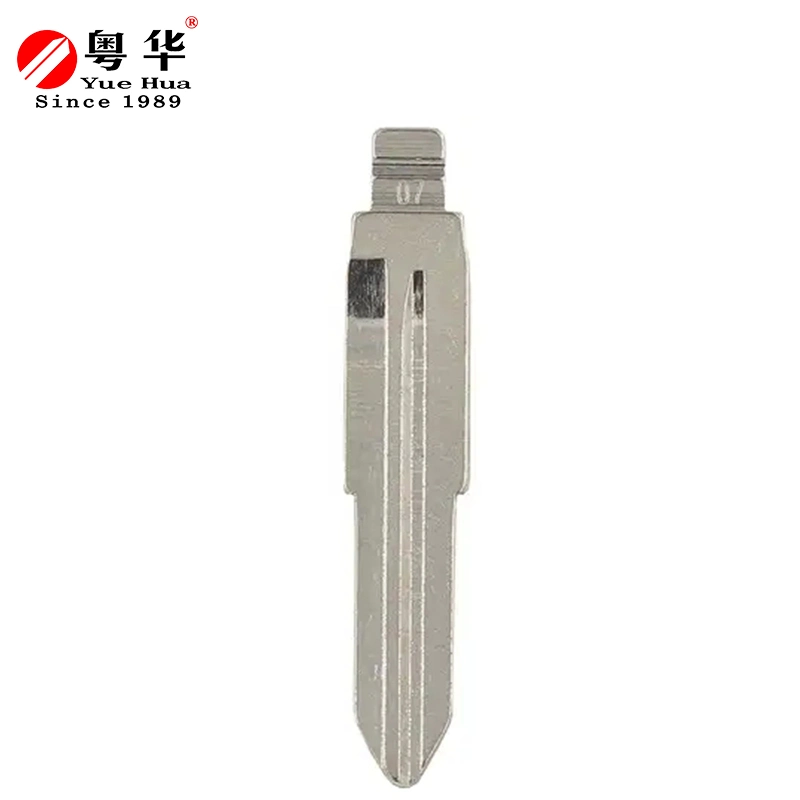 Free Sample High quality/High cost performance Uncut Metal Blank Flip Key Blade for Milling Transponder Remote Car Key Blade for Toyota