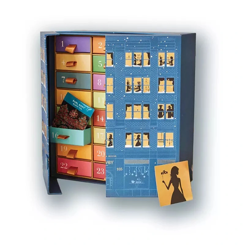 Home Decoration Advent Calendar Packaging Cardboard Box