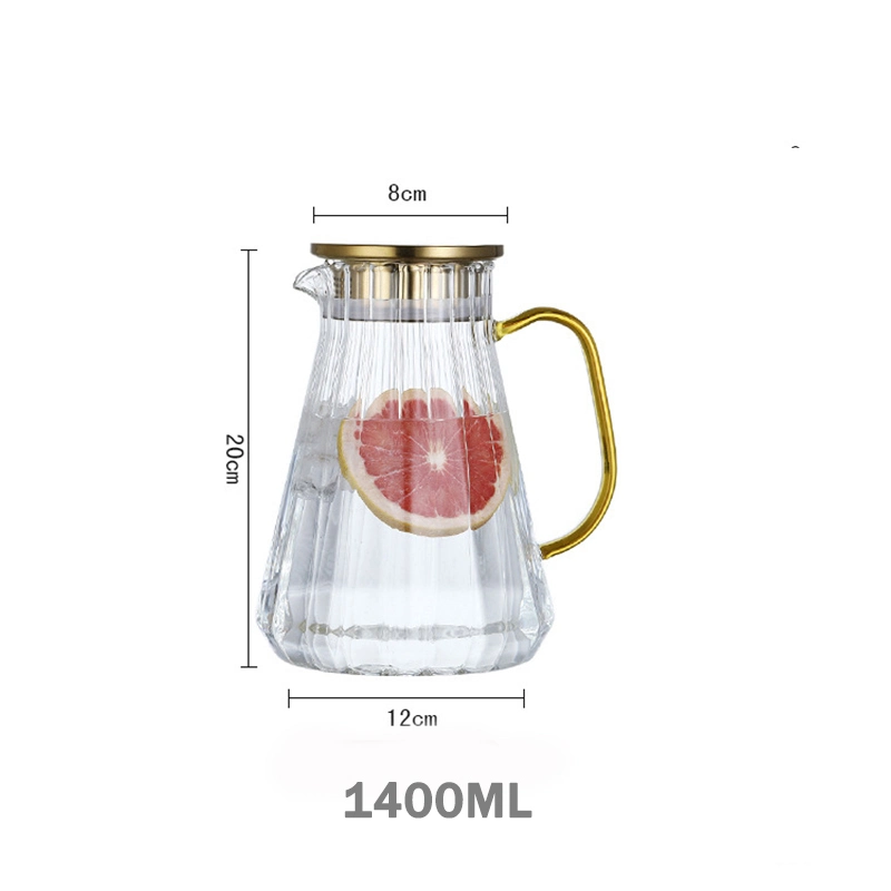 Stainless Steel Cold Kettle Set High Borosilicon Simple Cold Water Cup Household Large Capacity Juicer Wholesale/Supplier