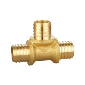 High Performance Brass Fitting Sanitary Furniture Pipe Coupling Tee for Water System