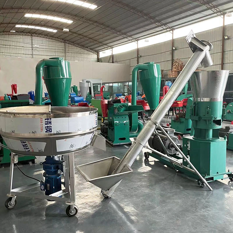 Máquina de procesamiento de piensos para animales Mini Fabricante/Pellet de alimentos para el hogar industrial automatizado Planta de procesamiento de máquinas