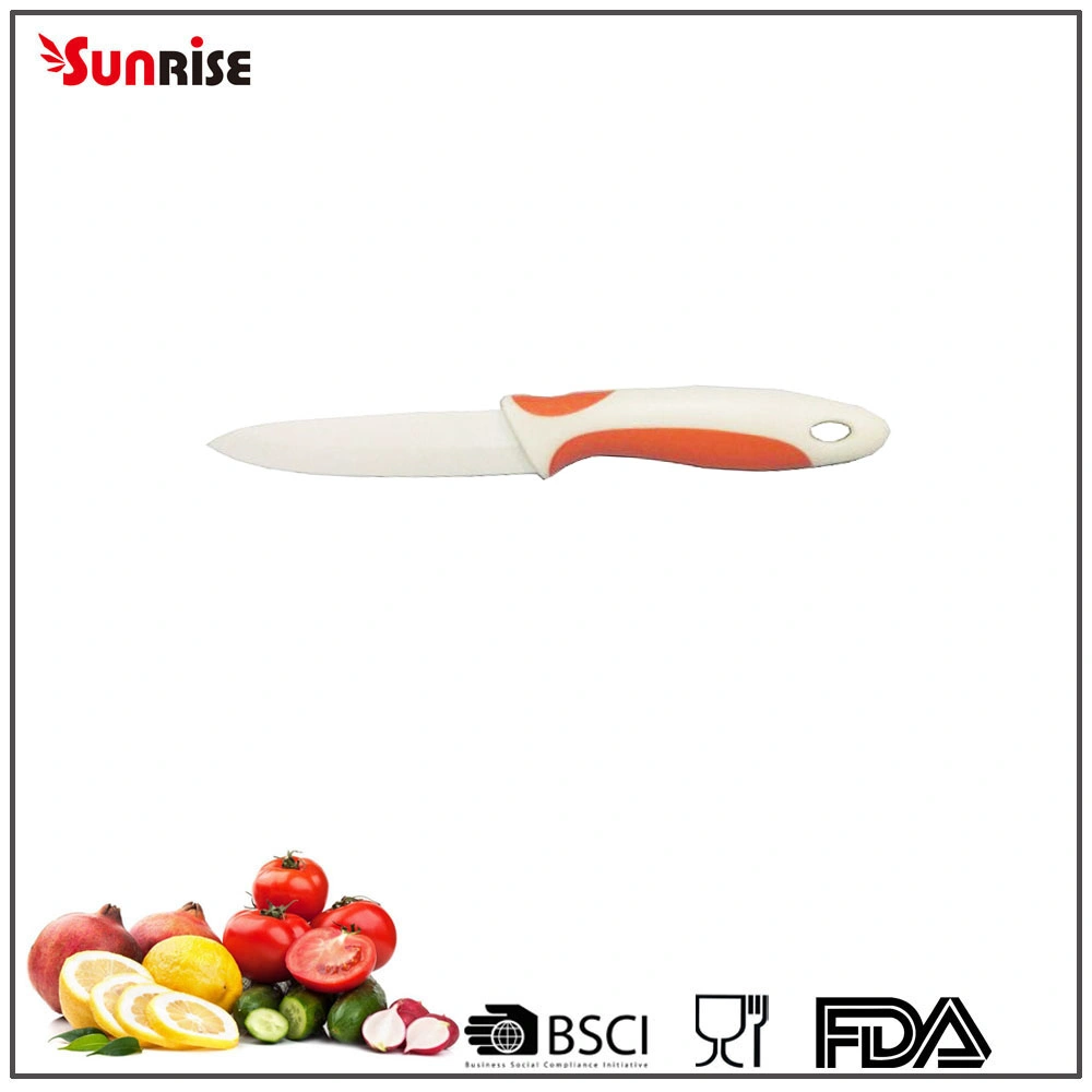 Best Seller 4" Ceramic Paring Knife with Plastic Handle (KCK128)