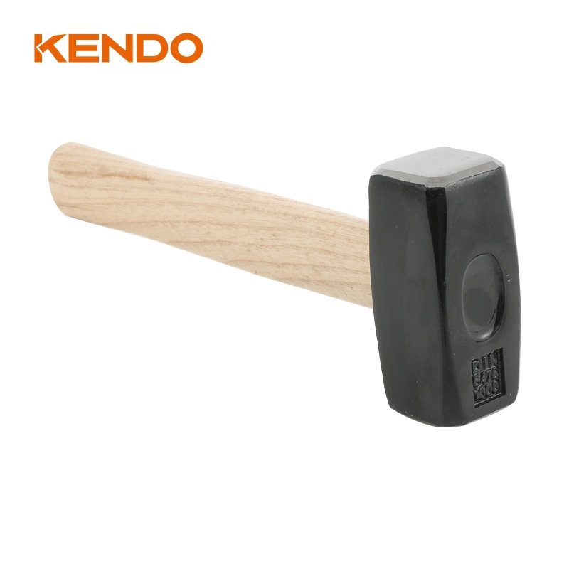 Kendo Mango de madera martillo de la lapidación de su uso con la cabeza de acero forjado, en general, Tratamiento Térmico para superior