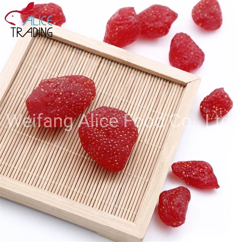 الصين الأصل السعر الرخيص الحفاظ على فواكه الفراولة مجففة التعبئة بالجملة فراولة