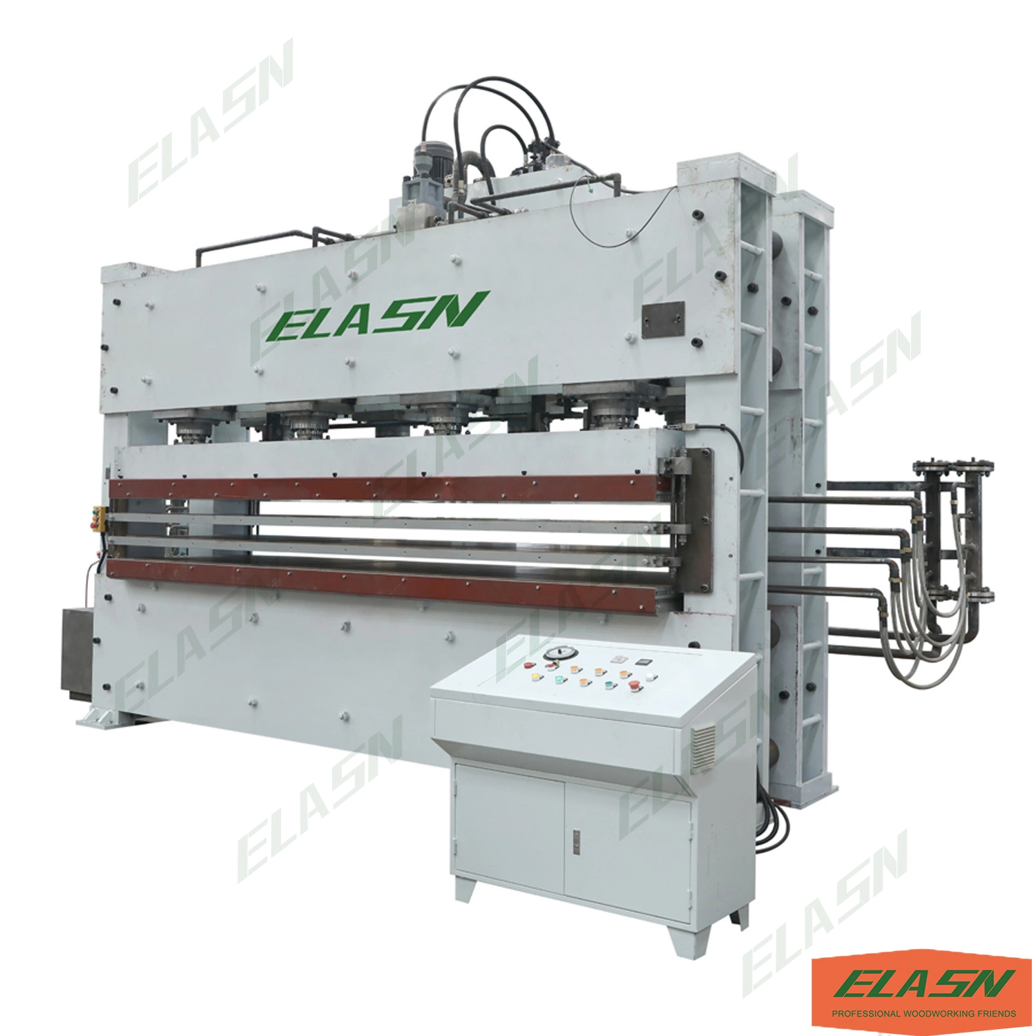 Wood Veneer Hot Line Vacuum Membrane Press Machine