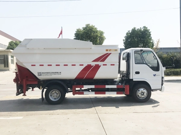 Brand New Isuz-U 5m3 Rear Loading Garbage Compactor Truck Compression Docking Refuse Collector Special Vehicle