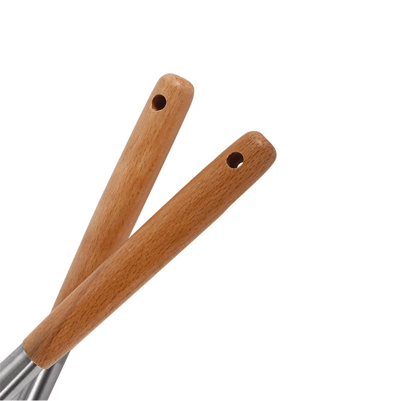 أدوات المطبخ مقبض حلية منبسطة من السيليكون غير Stick SATula Stir-Fry spatula Beech ملعقة الحساء مجموعة أدوات المطبخ للطهي