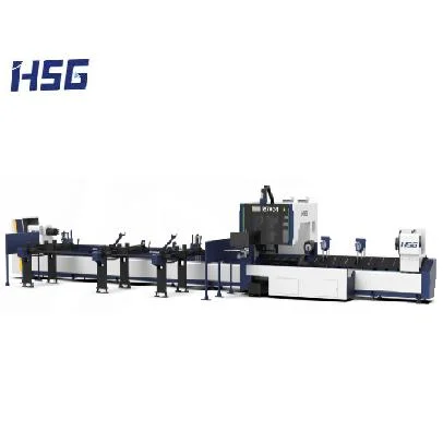 Metal Laser Cutting Machine for Square Tube 40-350mm 3000W Pipe Laser Cutter