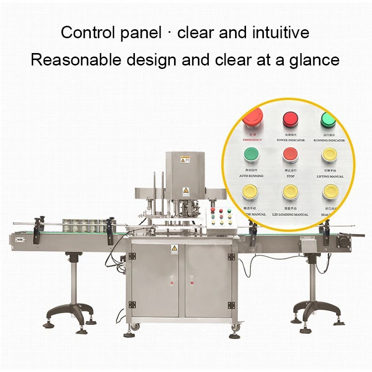 Rendimiento de alta calidad/alto costo Yt-980 máquina automática de sellado de lata para jugo redondo Latas de cerveza