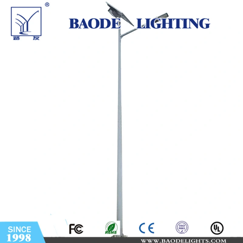 ISO 9001 IP67 Solar Light 6m Lighting Pole 36W LED Street Lamp