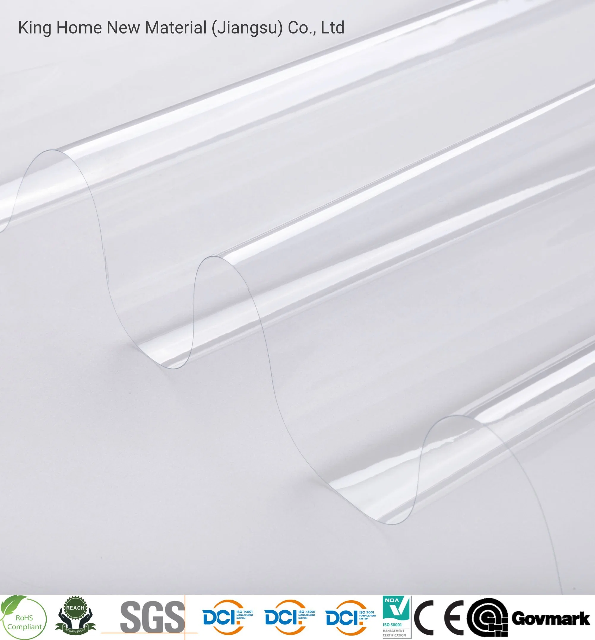 Outdoor Use Super Clear PVC Film Light Blue PVC Sheet