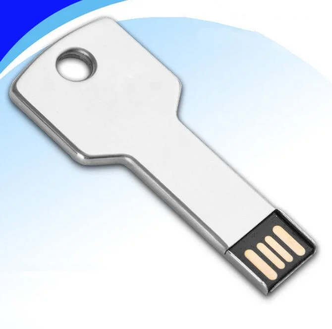 Metal Car Key Custom Laser Company Logo USB 2.0 Memory Flash Pen Drive