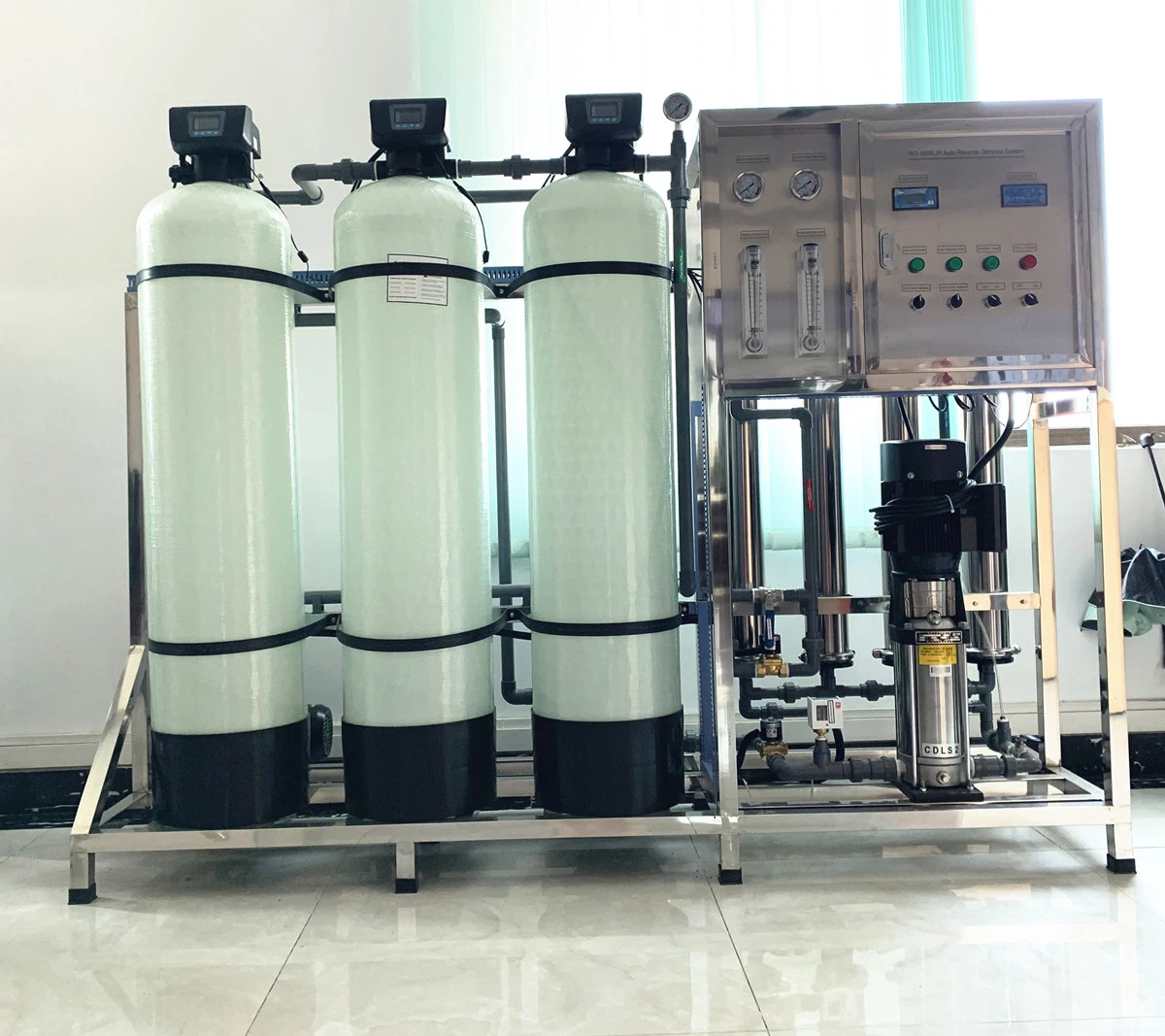 1m3 por hora de tratamiento de agua del sistema de Auto Ro Ro maquinaria Depuradora Purificador de agua el coste de la máquina