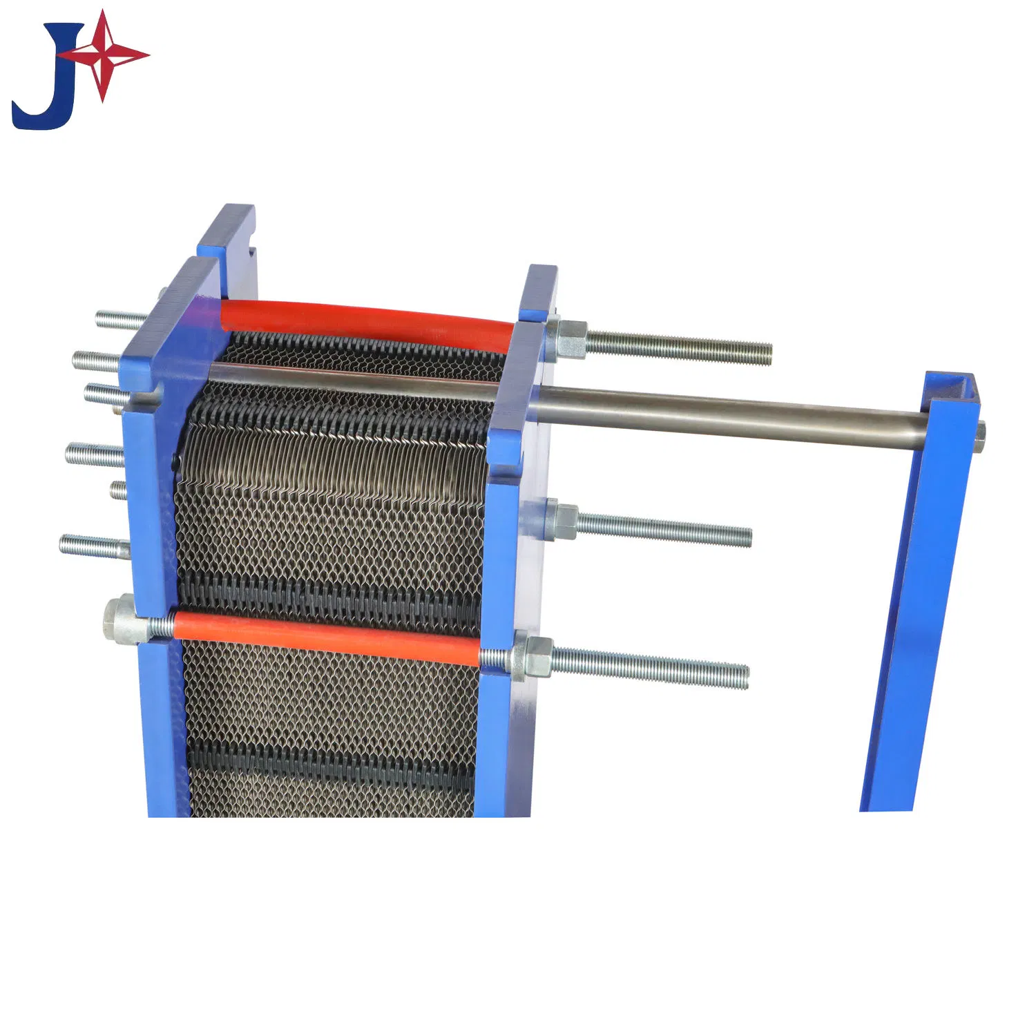 Stainless Steel Heater Shanghai Jiangxing Plywood Case Evaporator Plate Heat Exchanger