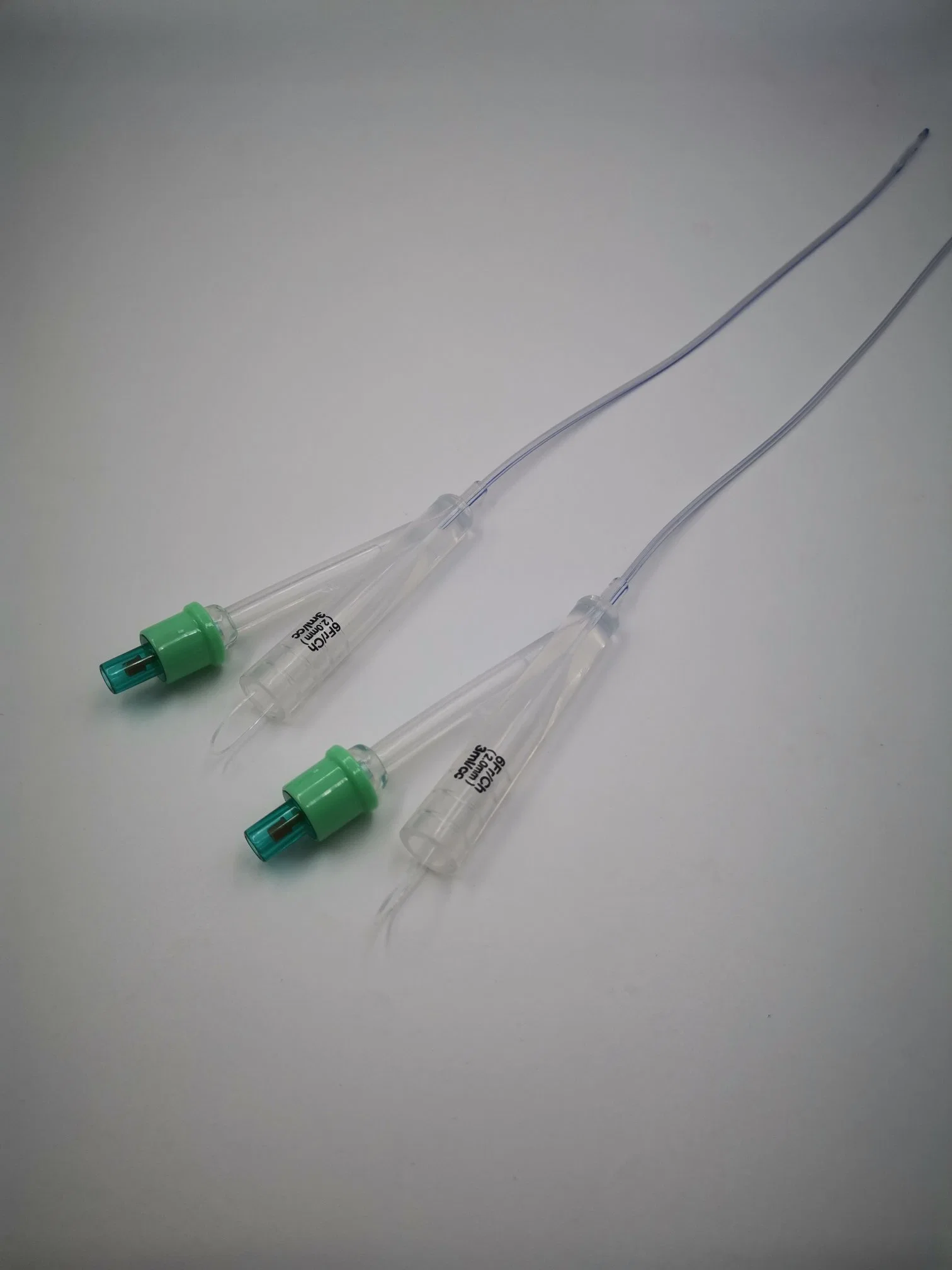 Medical Disposable Latex Silicone Urethral Catheter Double Lumen Urinary Foley Urine Catheters Lubricath Catheter