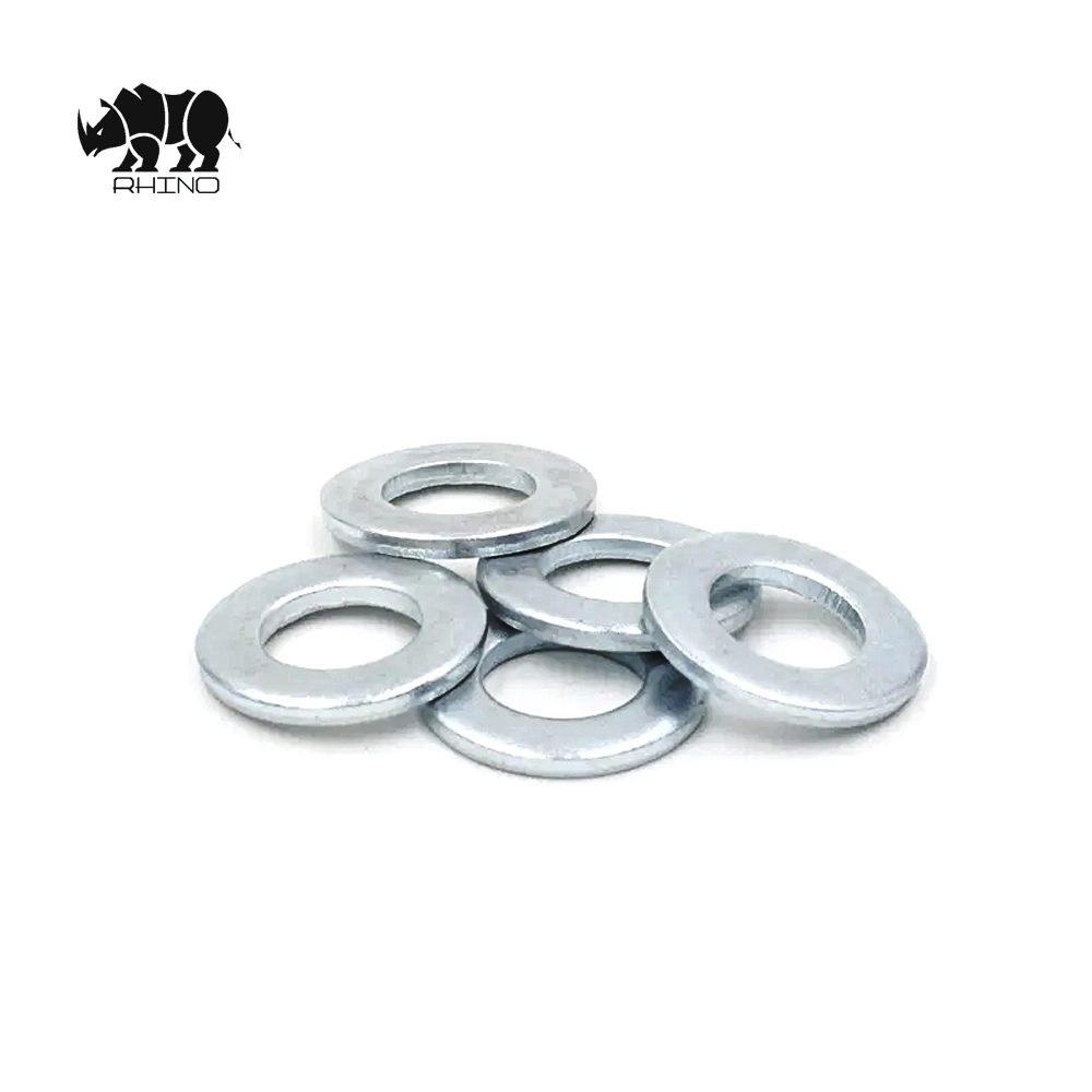 Zinc Galvanized Plain Carbon Steel DIN 125 DIN9021 Flat Washer