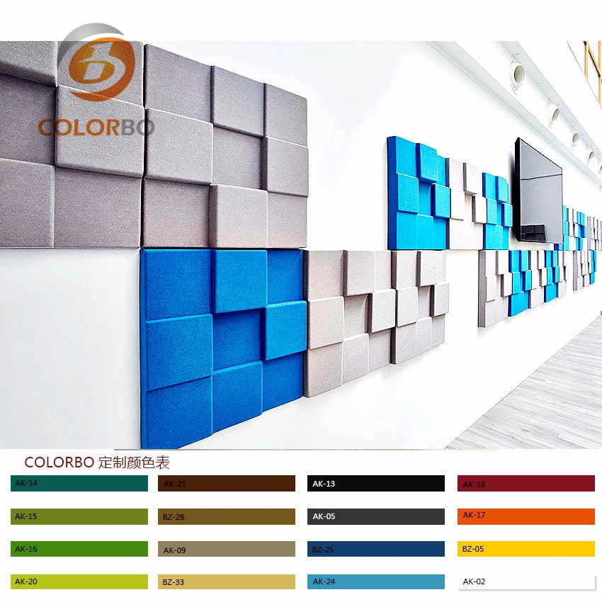 Home Theater Wallpaperfire Resistant and Sound Absorption Polyester Fiber 3D Product.