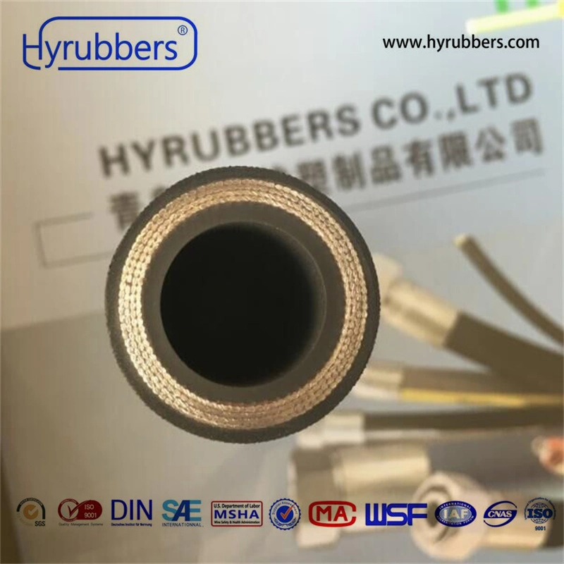 Four Layers Steel Wire Braided DIN EN 856 4SP/4SH Flexible Hydraulic Hose