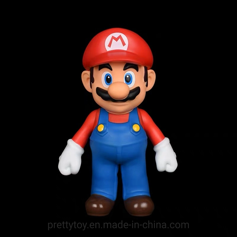 3D Custom Mario Plastic Action Toys Children Collection Gift