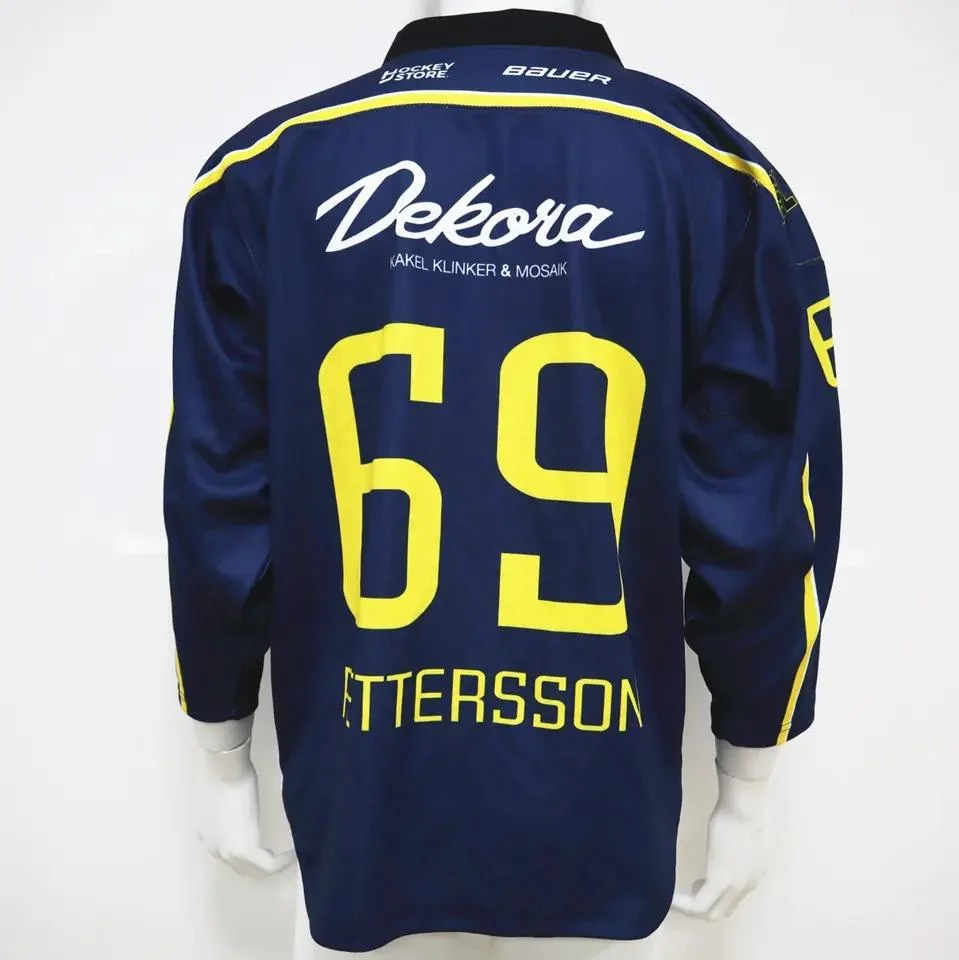 Custom Design Thick Polyester Sublimation European Club Team Youth Ice Hockey Jerseys