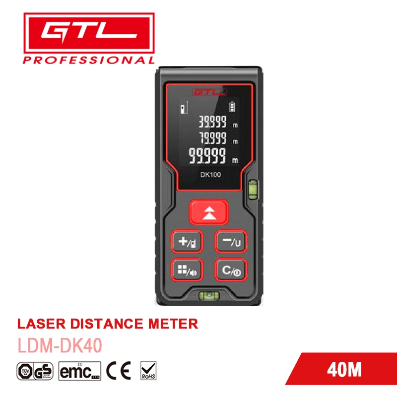 Distancia láser rango de medición 40m precisión 2mm (LDM-DK 40)