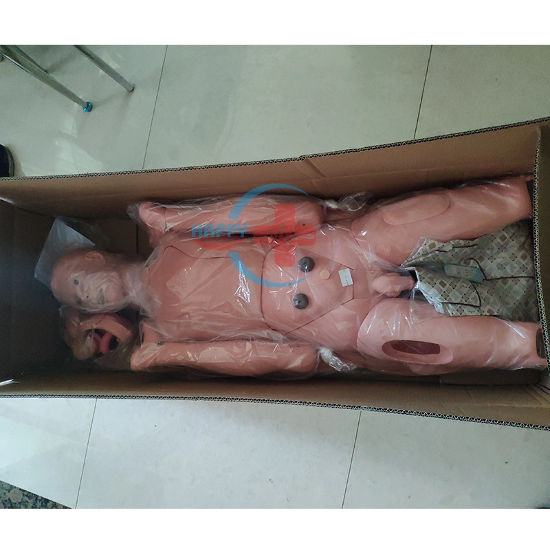 Hc-S104 High quality/High cost performance  Full-Featured Medical Nursing Training Manikins, Patient Care Training Dummy