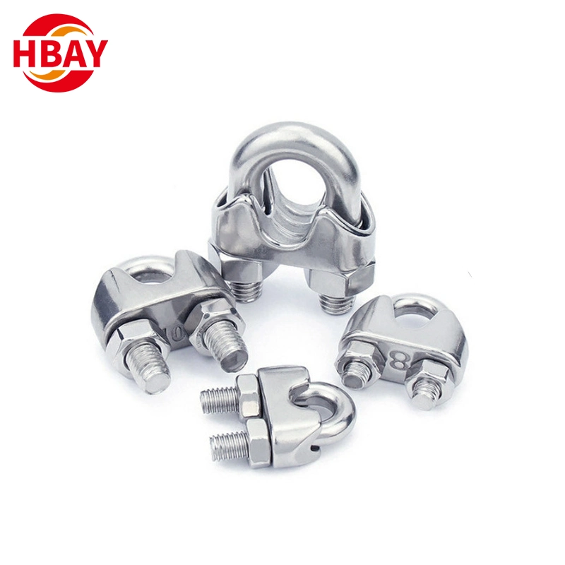 Stainless Steel Wire Rope Clips Fixing Simplex Wire Rope Clip Cable Rigging