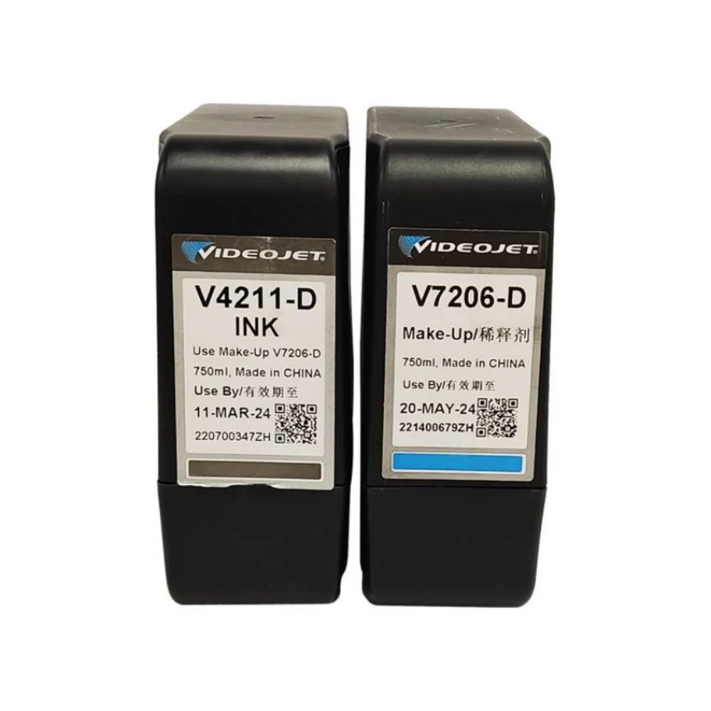 Tinta VideoJet V411-D V706-D serie 1000 con certificación MSDS