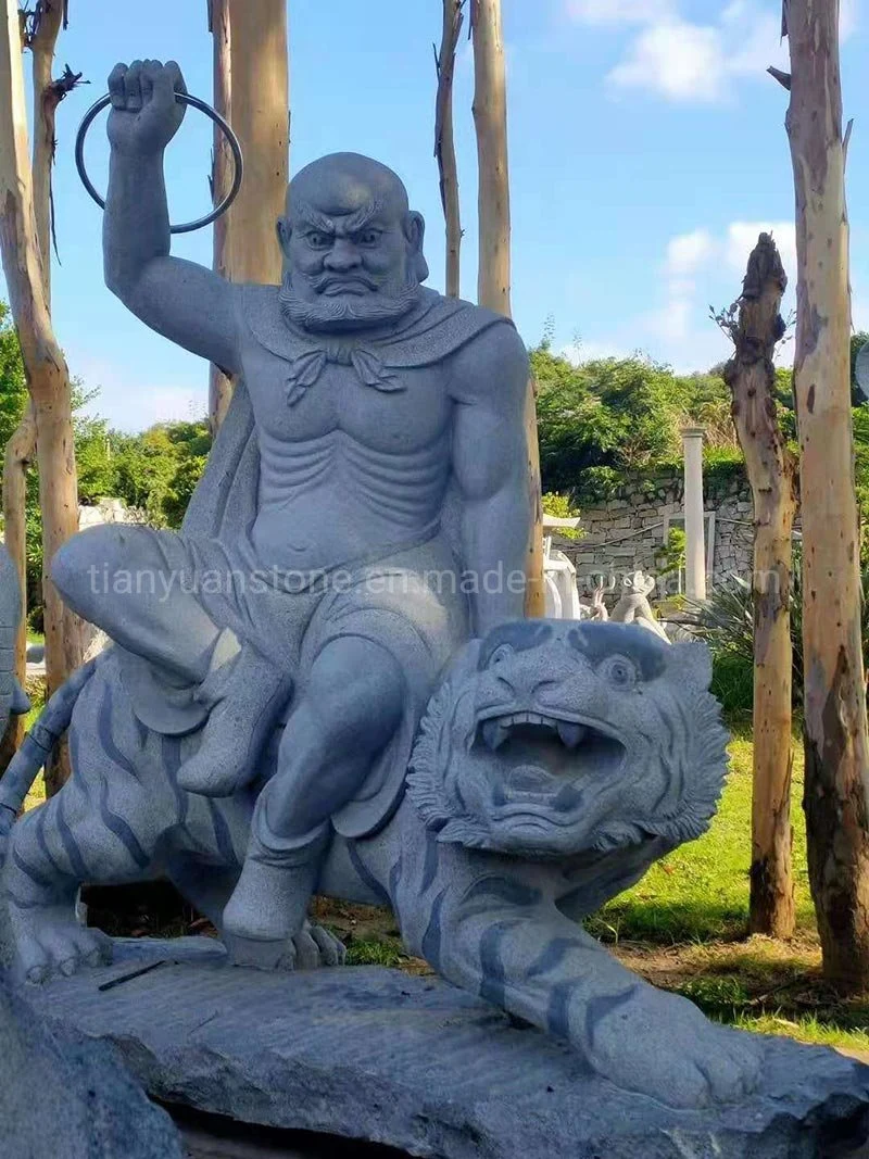 Tempel Weihen Buddhistische Religiöse Gegenstände Buddha Figur Skulptur Großer Granit Steinbildhauerei Der Achtzehn Statuen Des Heiligen Arhats