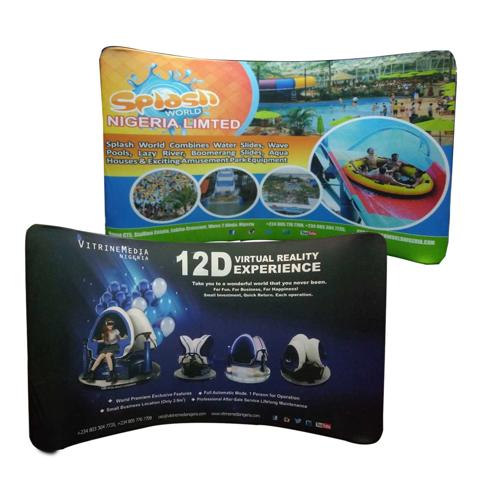 260GSM Knitted Polyester Portable Display Wall for Outdrro Promotion Events