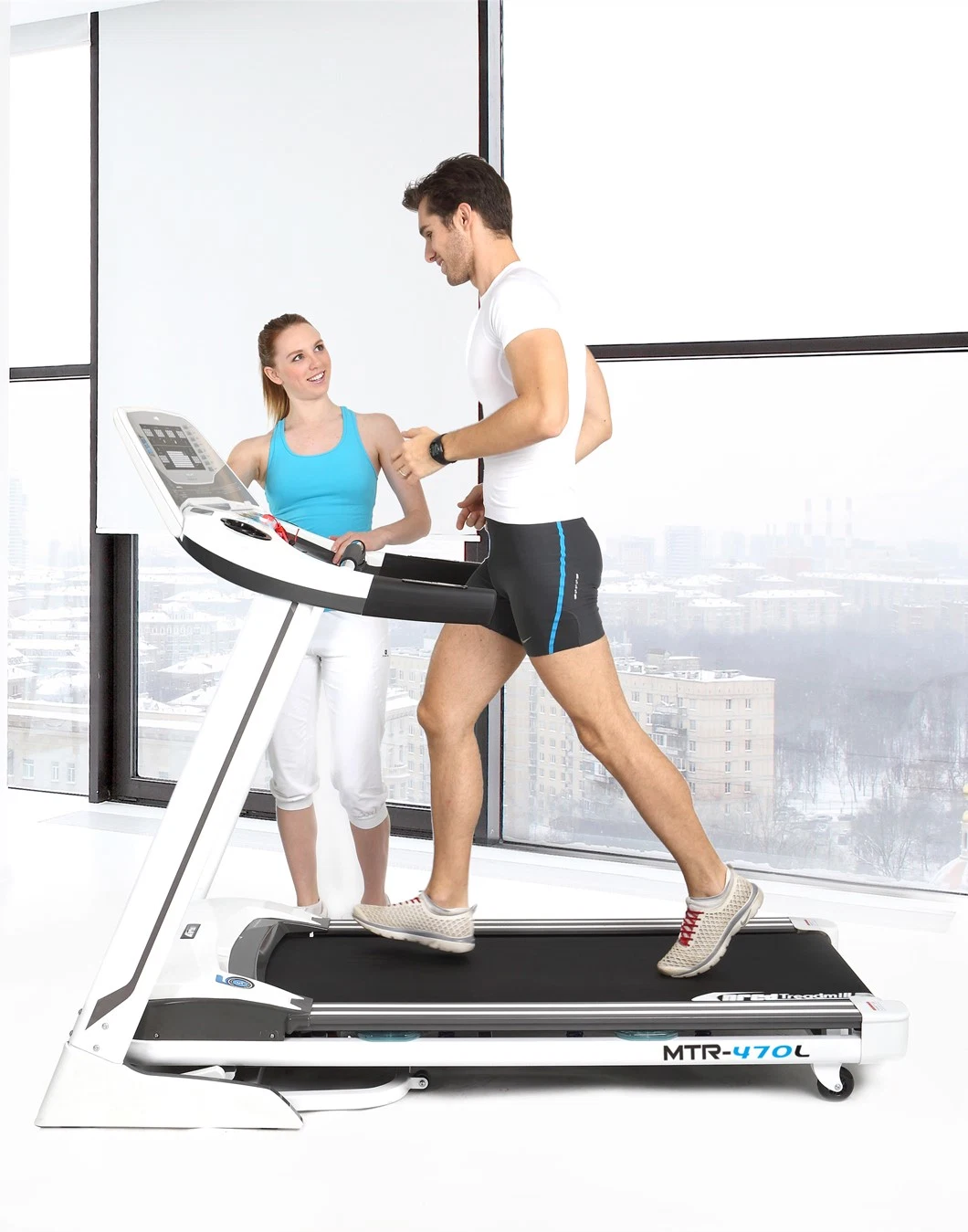 Laufband für Heimtrainer Elektro Laufband 3-Level-Handbuch Steigband für Heim &amp; Büro &amp; Fitnessstudio