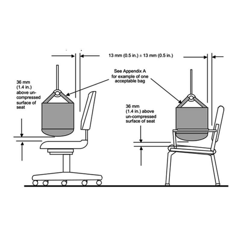 Chair Drop Test Equipment Furniture Durability Testing Machine