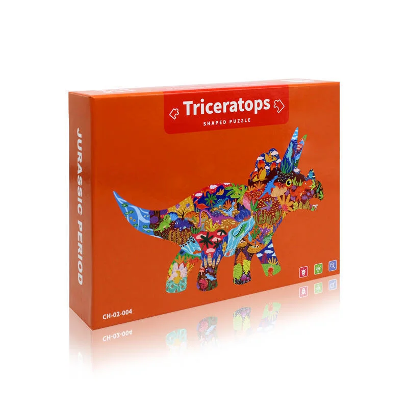 Umweltfreundliche Kinder Early Learning Spielzeug Personalisierte Benutzerdefinierte Papier Stücke Jigsaw Puzzles