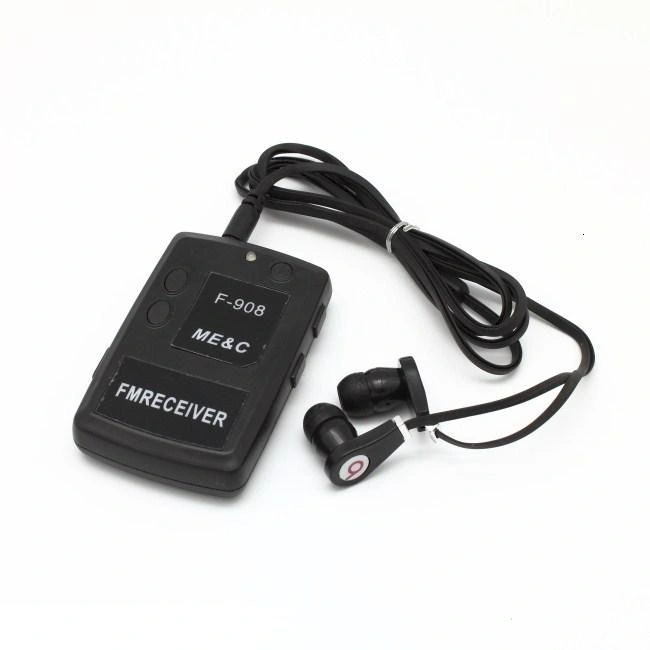 F908 Wireless Transmitter Receiver Covert FM Audio Listening Device Ear Voice Audio Bug (avp031K908)