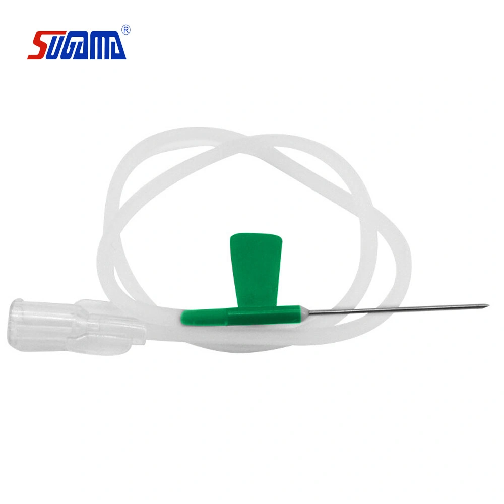 Medication Delivery Medical Disposable Scalp Vein Sets 30cm Tubing Female Rotating Luer Lock Sterile