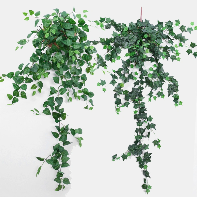 Green Wreath 14 Branches Hanging Garland Decor Artificial IVY Leaves