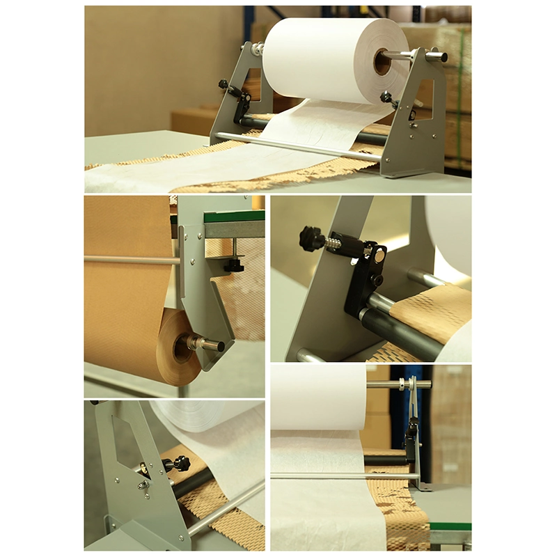Leading Supplier Wrapping Dispenser Roll Cushion Kraft Wrapping Honeycomb Making Machine