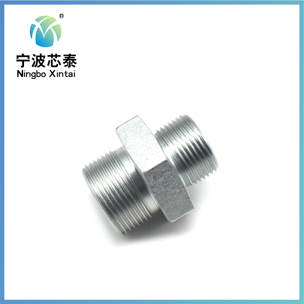 1c 1d Series Metric Male Bite Type Fittings Hydraulic Male Threaded Straight Pipe Fittings